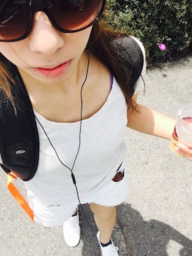 「IORI（イオリ）のアイテム」を使った、くるみさん（レディース・157cm）の夏コーディネート