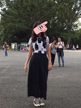 「MONKI」｜もっぷさん（レディース・157cm）の夏コーディネート