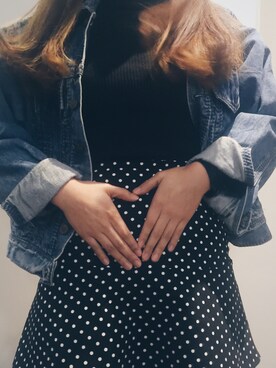 「skirt」｜「アイテム（デニムジャケット）」を使った、민경さん（レディース・161cm）の夏コーディネート