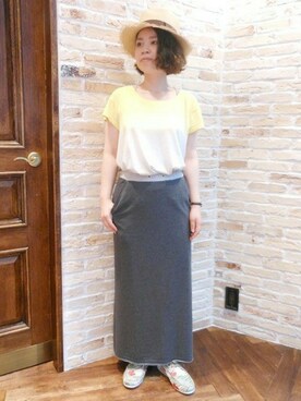 oomoriさん（レディース・157cm）の夏コーディネート