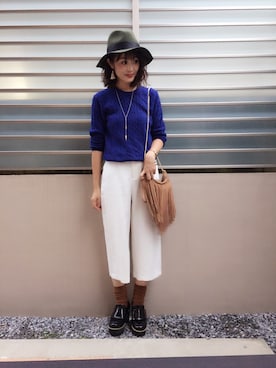「アイテム（ブーティ）」を使った、syk***さん（レディース・158cm・30代）の秋コーディネート