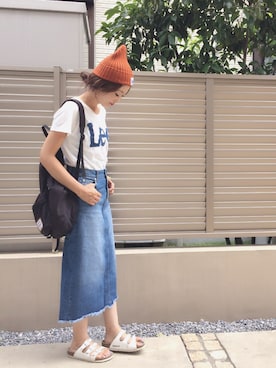 「アイテム（ピアス（両耳用））」を使った、syk***さん（レディース・158cm・30代）の夏コーディネート