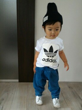 Rinさん（キッズ・80cm）の夏コーディネート