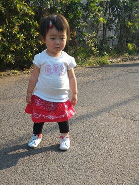 Rinさん（キッズ・80cm）の夏コーディネート