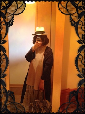 「maison de soil（メゾンドソイル）のアイテム（ワンピース、ブルー系）」を使った、natsuko♡さん（レディース・164cm）の春コーディネート