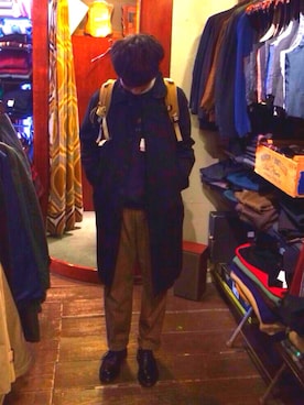 「ゆるく」｜だいさん（メンズ・172cm）の冬コーディネート