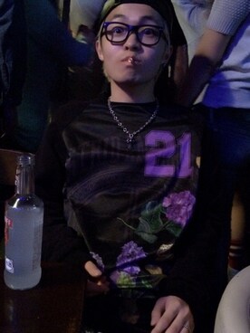 「ASTRID ANDERSEN（アストリッドアンダーセン）のアイテム」を使った、たくろーうさん（メンズ・171cm）の夏コーディネート