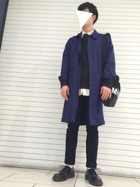 「Dr. Martens（ドクターマーチン）のDr.Martens (ドクターマーチン)/1461 3EYE GIBSON SHOES（その他シューズ）」を使った、ひつじさん（メンズ・180cm）の春コーディネート