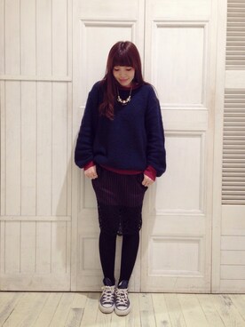 わたなべちひろさん(レディース・157cm)の冬コーディネート