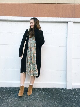 わたなべちひろさん（レディース・157cm）の秋コーディネート