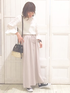 わたなべちひろさん（レディース・157cm）の春コーディネート