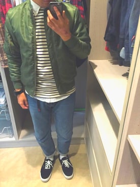 「MtDesign3776（マウントデザインサンナナナナロク）のアイテム」を使った、EvanChenさん（メンズ・172cm）の冬コーディネート