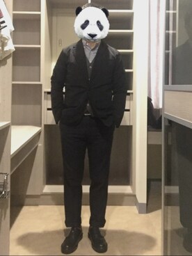 「婚宴」｜EvanChenさん（メンズ・172cm）の冬コーディネート