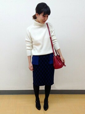 上田さん（レディース・173cm）の秋コーディネート