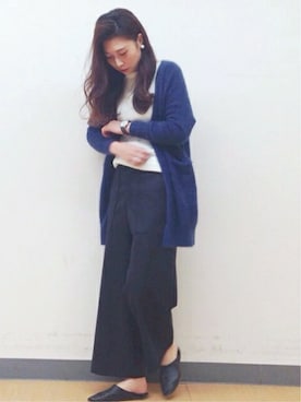 上田さん（レディース・173cm）の冬コーディネート