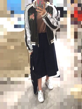 鸡叔哒哟さん（レディース・158cm）の春コーディネート