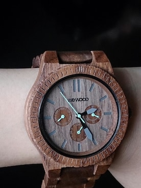 「木製腕時計」｜ちゃきちゃきおばさんさん（レディース・165cm）の秋コーディネート