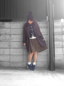 みいちゃんさん（レディース・158cm）の冬コーディネート