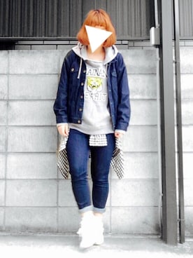 みいちゃんさん（レディース・158cm）の冬コーディネート