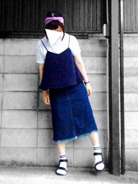みいちゃんさん（レディース・158cm）の夏コーディネート