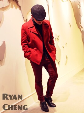 「Nothing special（ナッシングスペシャル）のアイテム」を使った、Ryanさん（メンズ・163cm）の冬コーディネート