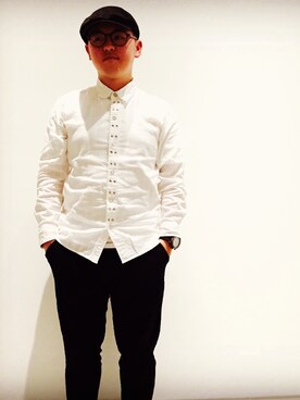 「Nothing special（ナッシングスペシャル）のアイテム」を使った、Ryanさん（メンズ・163cm）の夏コーディネート