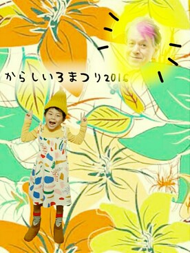 「ラブ＆ピース2016」｜「アイテム（ラッピングキット）」を使った、kenta2011さん（キッズ・110cm）の秋コーディネート