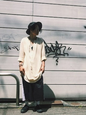 「アイテム（タンクトップ）」を使った、まさをさん（メンズ・168cm・10代）の春コーディネート