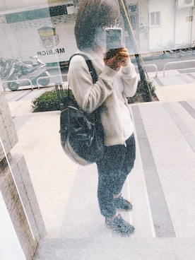 「m0851（エムゼロエイトファイブワン）のアイテム」を使った、Samantha I. Leeさん（レディース・155cm）の冬コーディネート