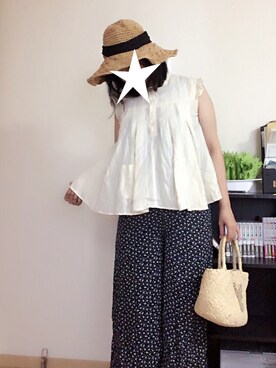 「flower」｜「アイテム（その他）」を使った、KOKKO*さん（レディース・153cm）の夏コーディネート