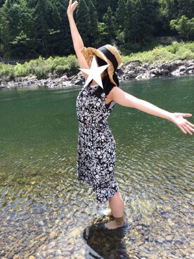 「flower」｜「アイテム（その他）」を使った、KOKKO*さん（レディース・153cm）の夏コーディネート