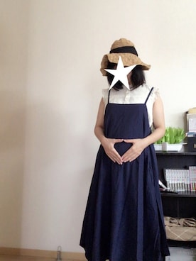 「flower」｜「アイテム（その他）」を使った、KOKKO*さん（レディース・153cm）の夏コーディネート