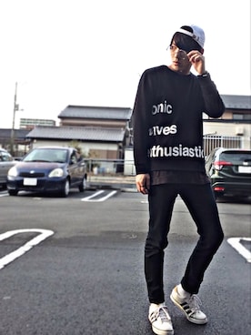 REOさん（メンズ・178cm）の冬コーディネート