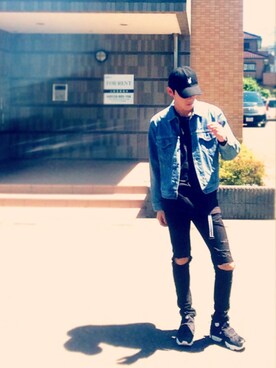 REOさん（メンズ・178cm）の春コーディネート