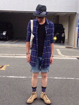 endyさん(メンズ・172cm)の夏コーディネート