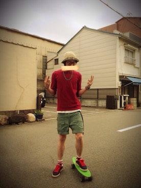 「PRODUCT（street）（プロダクト）のアイテム」を使った、endyさん（メンズ・172cm）の春コーディネート