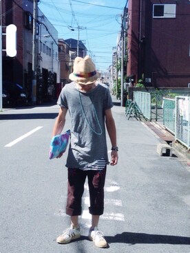 endyさん（メンズ・172cm）の夏コーディネート