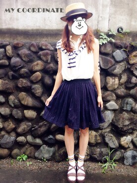 rinkoroさん（レディース・161cm）の夏コーディネート