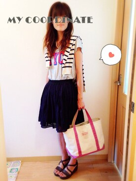 rinkoroさん（レディース・161cm）の夏コーディネート