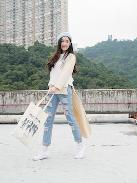 「STYLENANDA」｜Phoebe Dreamyさん（レディース・171cm）の冬コーディネート