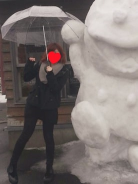 「Marc by Marc Jacobs（マークバイマークジェイコブス）のアイテム（スニーカー）」を使った、ますかすさん（レディース・158cm）の冬コーディネート