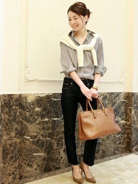 美品！Deuxieme Classe シャツ着こなし自由 カシュクールmh283 成瀬愛里さん着用》カシュクール2WAYカラーシャツ