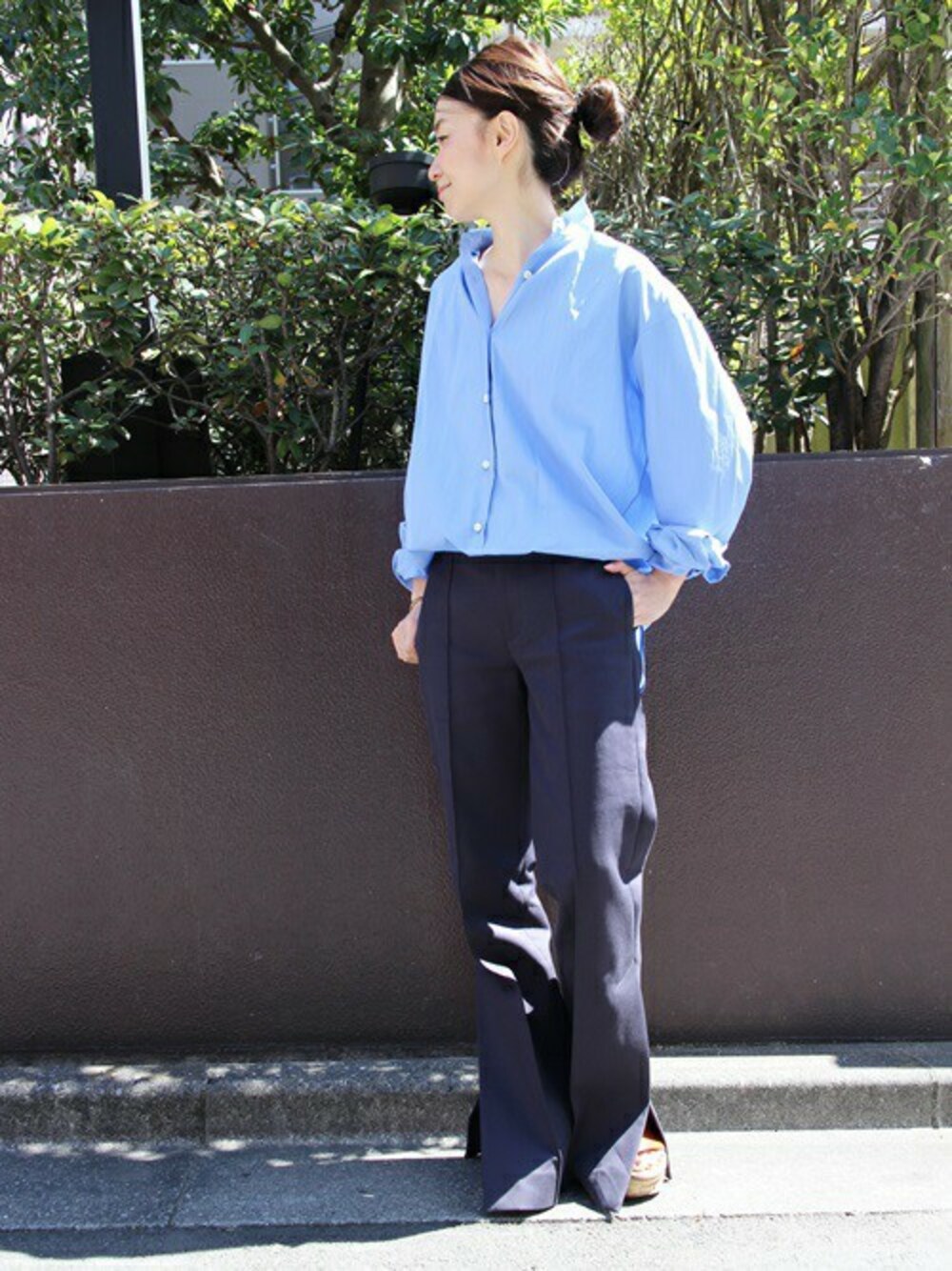 ドゥーズィエムクラス　Wクロスサイドスリットパンツ Deuxieme Classe（ドゥーズィエムクラス）の「Wクロスサイド