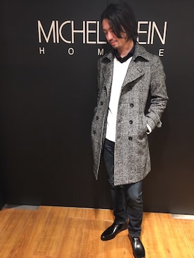 「MICHEL KLEIN HOMME   （ミッシェルクランオム）のアイテム（ジャケット/アウター）」を使った、ゆうさん（メンズ・183cm）の秋コーディネート