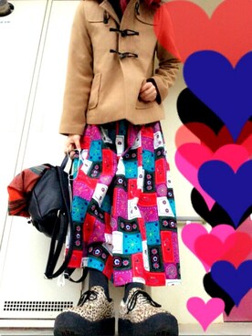 「ボッパー」｜れもんさん（レディース・165cm）の冬コーディネート