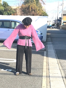 「Another Edition」｜「アイテム（パンプス）」を使った、artless。。。mushさん（レディース・152cm）の冬コーディネート