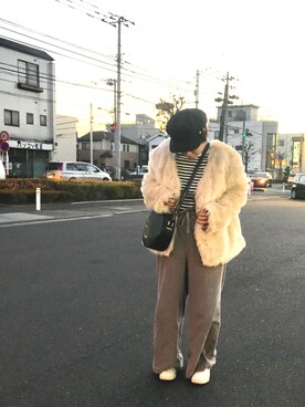 「Another Edition」｜「アイテム（キャスケット）」を使った、artless。。。mushさん（レディース・152cm）の冬コーディネート