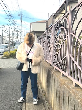 「Another Edition」｜「アイテム（スウェット）」を使った、artless。。。mushさん（レディース・152cm）の冬コーディネート