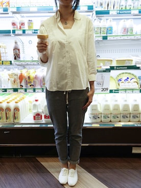 「PAZZO」｜「アイテム（アクセサリー）」を使った、Krissyさん（レディース・172cm）の秋コーディネート