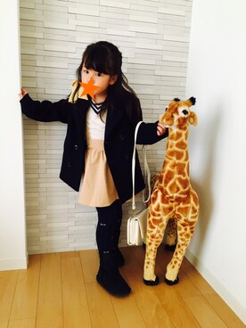 「ROPE' PICNIC（ロペピクニック）のアイテム（ジャケット/アウター）」を使った、yuasakuさん（キッズ・110cm）の秋コーディネート